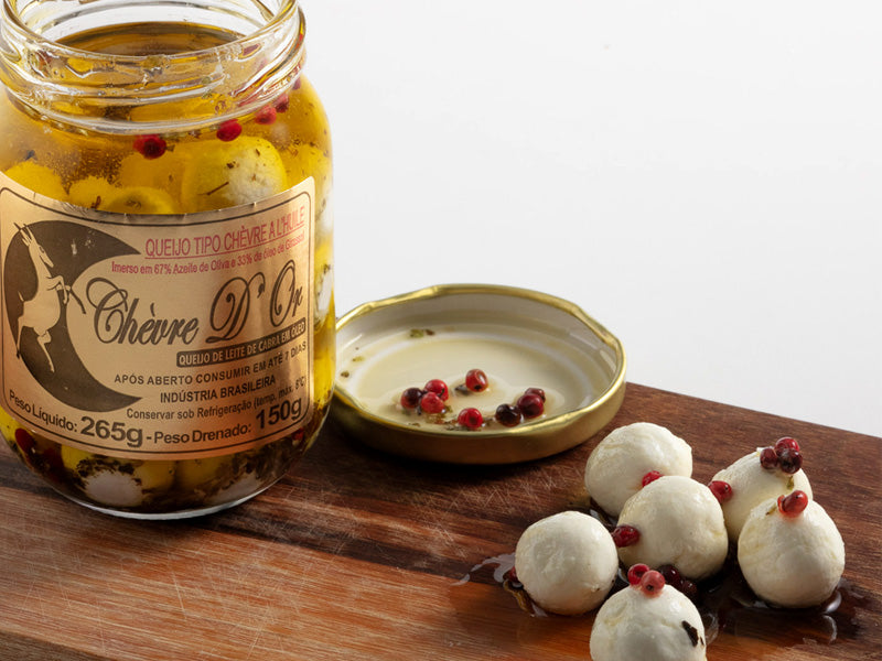 Chevre a L'Huile (queijo de cabra) - Serra das Antas