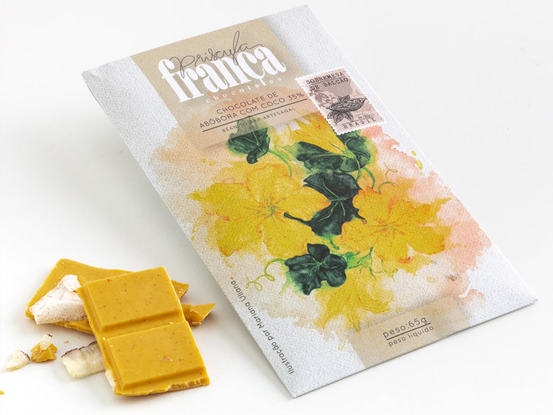 Chocolate de Abóbora com Coco